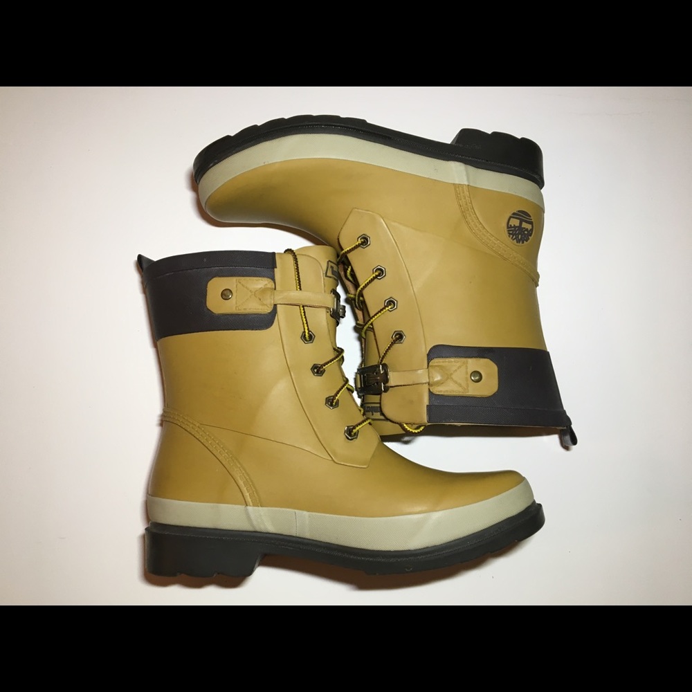 Timberland Rain Rubber Ankle Boots Women's SZ US 9 - Picture 6 of 8